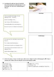 English worksheet: Speaking / Micro-chipping 