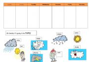 Days of the week + weather