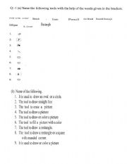 English worksheet: TEST COMPUTER KNOWLEGE OF YOUR CHILD