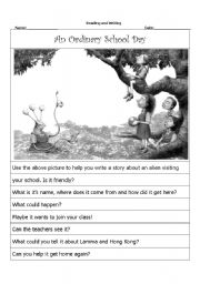 English Worksheet: story