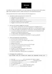 English Worksheet: Extras series 1 episodes 1 - worksheet