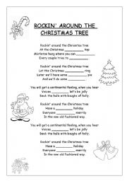 English worksheet: lyrics