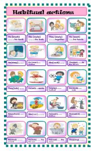 English Worksheet: present simple