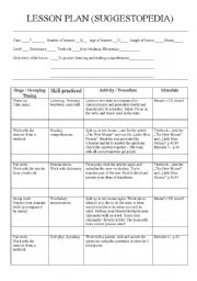 English Worksheet: Suggestopedia