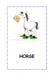 English Worksheet: Animals.Flashcards. 7 flascards. 12 flashcards