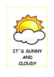 English Worksheet: Weather flashcards.6 flashcards! cute clipart. Please count before reporting