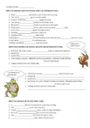 English Worksheet: grammar revision