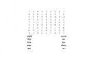English Worksheet: Numbers Word search Puzzle 0-10