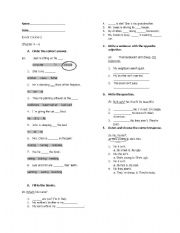 English Worksheet: Side by Side Course 2