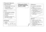 English Worksheet: Persuasive Table Format