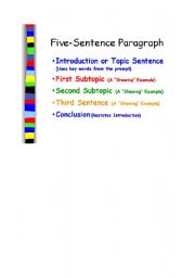 English Worksheet: Paragraph Form