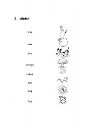 English worksheet: Word Revision