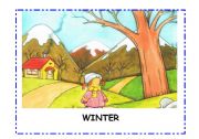 4 seasons flashcards. Spring, summer, Autumn, Winter