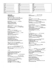 English worksheet: American Pie - Madonna