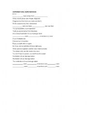 English worksheet: Supernatural Superstiticious