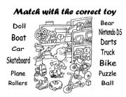 English Worksheet: Toys