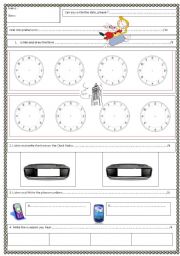 Time and numbers test