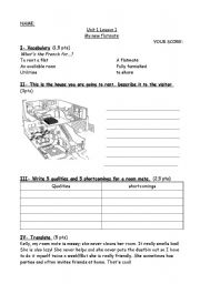 English Worksheet: Assessment Join the team 3