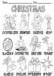 CHRISTMAS VOCABULARY