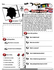 English Worksheet: RC Series_British Edition_06 Robin Hood (Fully Editable + Key) 