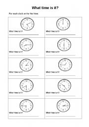 What time is it?