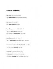 English Worksheet: Present Simple 