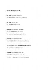 English worksheet: Present Simple 