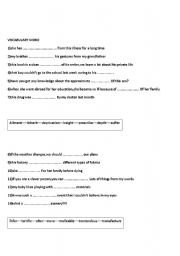 English worksheet: advanced_vocabulary_worksheet