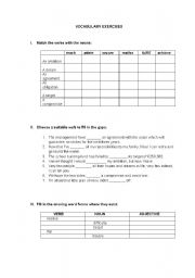 English worksheet: Business Vocabulary worksheet