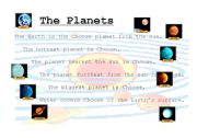 English Worksheet: UNIVERSE PLANETS