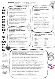 English Worksheet: Present Simple Activities.