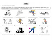 English worksheet: Worksheet - Sports
