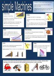 English Worksheet: Simple Machines