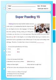 Super Reading Series 10