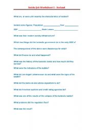 English Worksheet: Inside Job