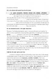 English Worksheet: revision 4th form