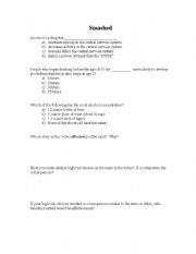 English Worksheet: HBO Smashed