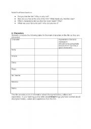 English Worksheet: Rabbit Proof Fence