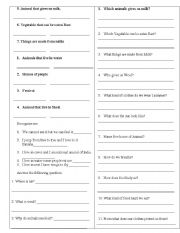 English worksheet: Environement