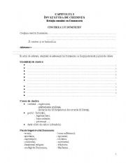English Worksheet: Religie clasa 9