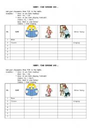 English Worksheet: Hobby: Find Someone Who ...