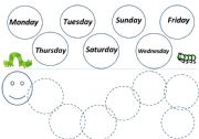 English Worksheet: days of the week