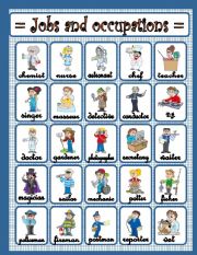 English Worksheet: Jobs & occupations