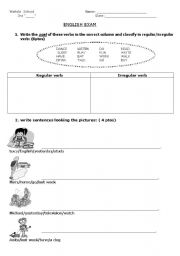 English Worksheet: grammar practice