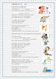 English Worksheet: Music Someone like you