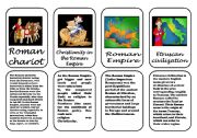 English Worksheet: Ancient Rome speaking cards 2 (3 January 2012)