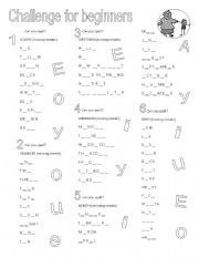 English Worksheet: Spelling