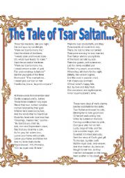 The tale of Tsar Saltan 1