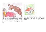 English Worksheet: LITTLE RIDING HOOD SECOND