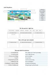 English Worksheet: transport